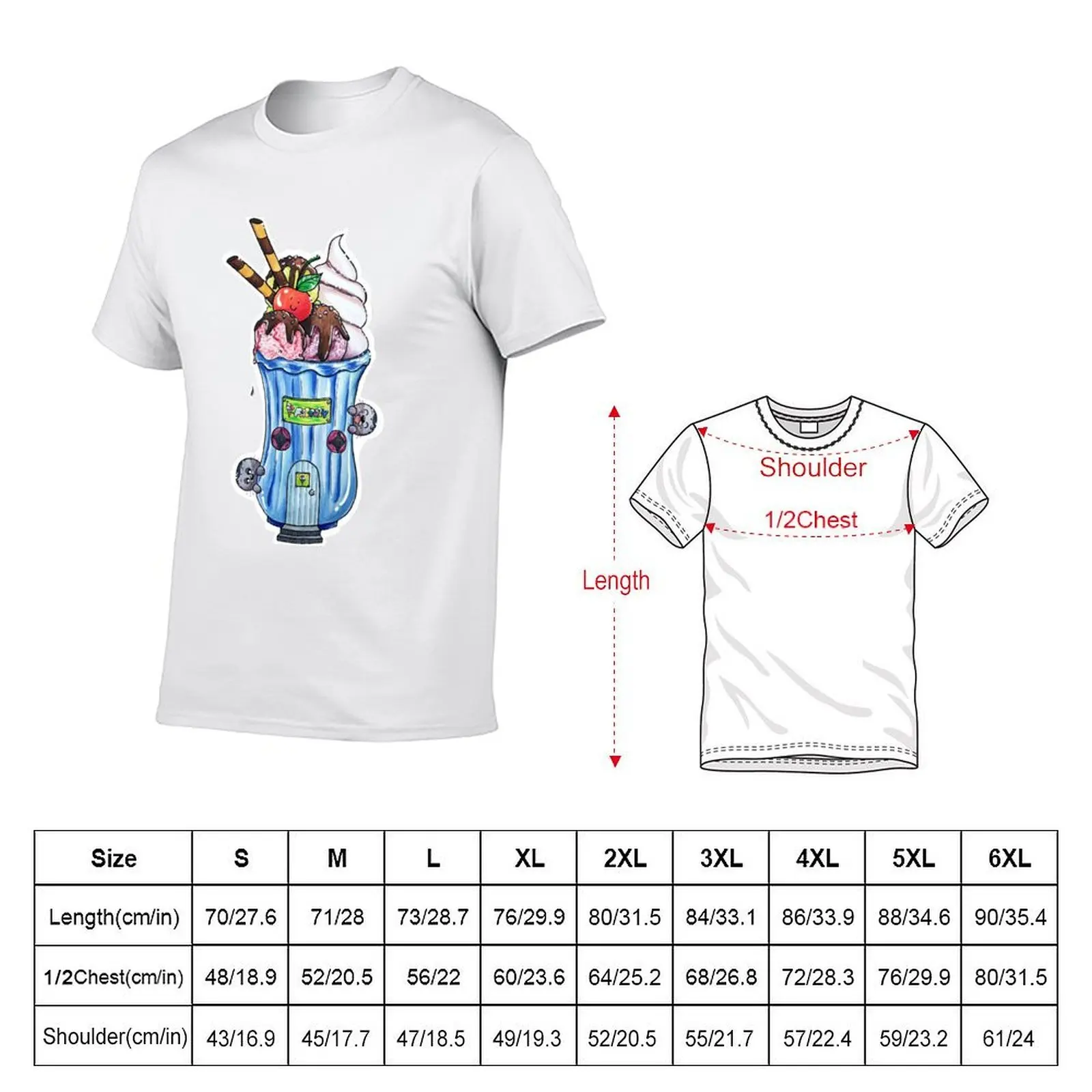 Seals playing at Ice Cream Factory T-Shirt for a boy oversizeds plus size men clothing