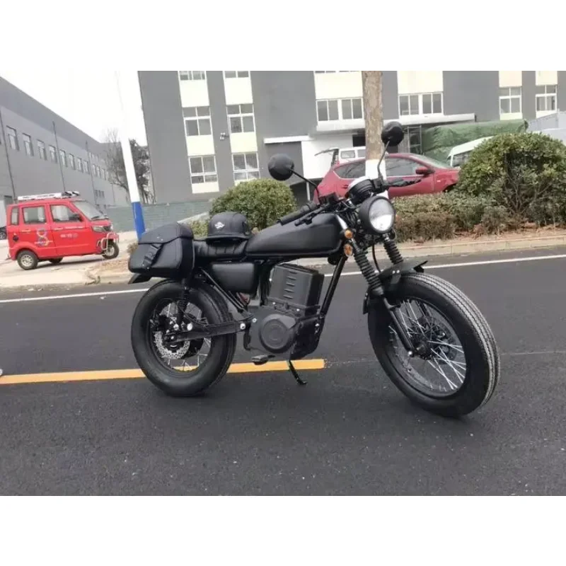STROVAN   Motorcyclechina Wholesale Price Fancy Vintage Electric Vintage Cafe Racerspeed 90km Max Range`100km Racer 3000w 7