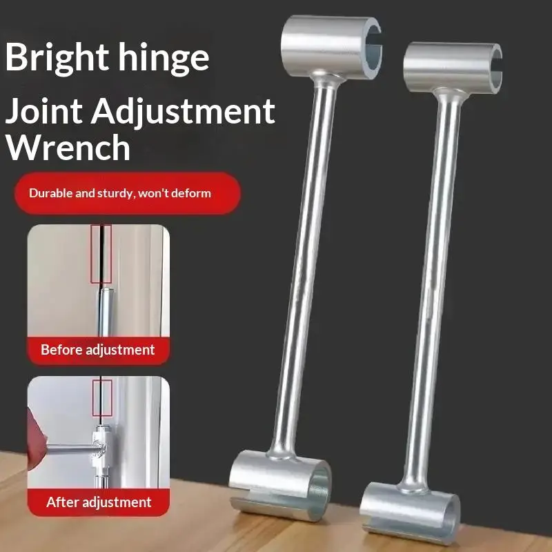 Hinges Gap Adjusting Wrench Double-Headed Door Hinge Repair Spanner For Round Bolt Labor-Saving Door Hinges Gaps Repair Tools