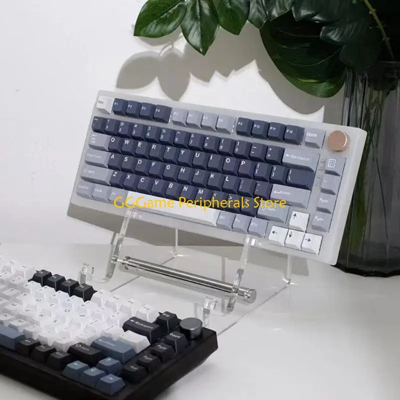 U55B Minimalist Acrylic Keyboards Elevator Platinums Metal Support Detachable Frame For Computer Tablets Display Solution