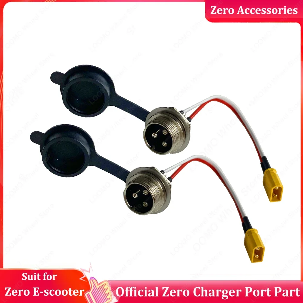 Universal 3 Pins Charging Port for  Zero Scooter Zero9 Zero10 Zero 8X Zero10X Zero 11X E-scooter