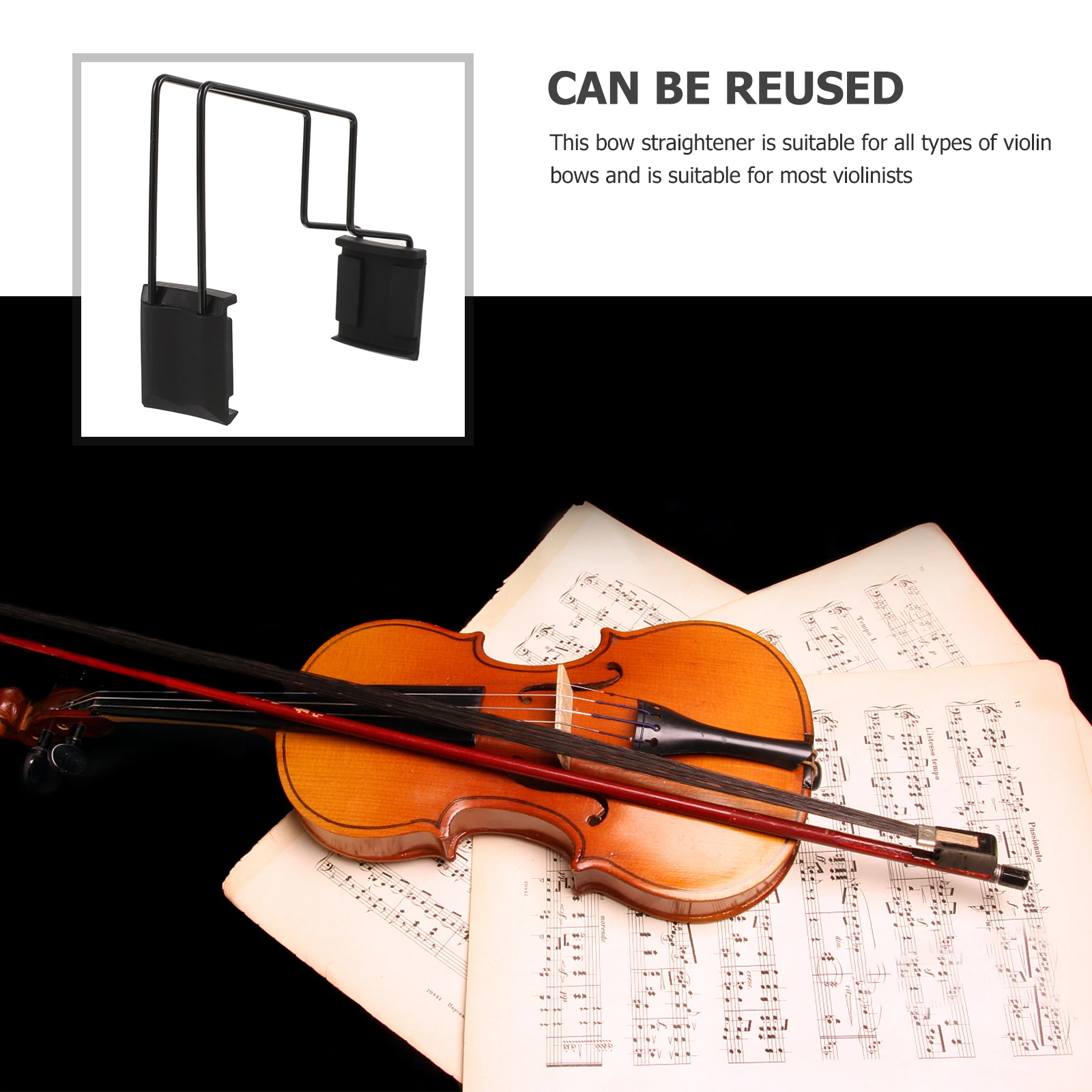 

Violin Bow Adjuster 4 4 Collimator Beginner Friendly Durable Craftsmanship Improve Playing Comfortable Grip Protect Hands