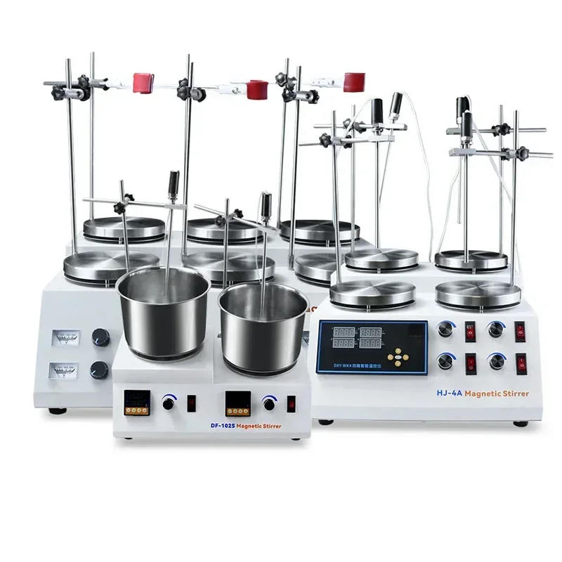 New 220v New Heated Magnetic Stirrer Digital Display Constant Temperature Magnetic Stirrer Laboratory 246 Multi-unit Collector O