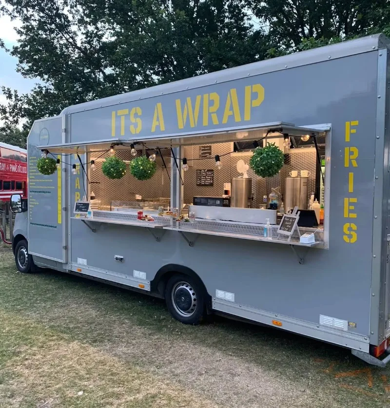 Mobile Food Truck Mobile KitchenHot Dog Ice Cream Cart Custom Outdoor Event Commercial Kitchen Mobile Food Truck Fully Equipped view 4