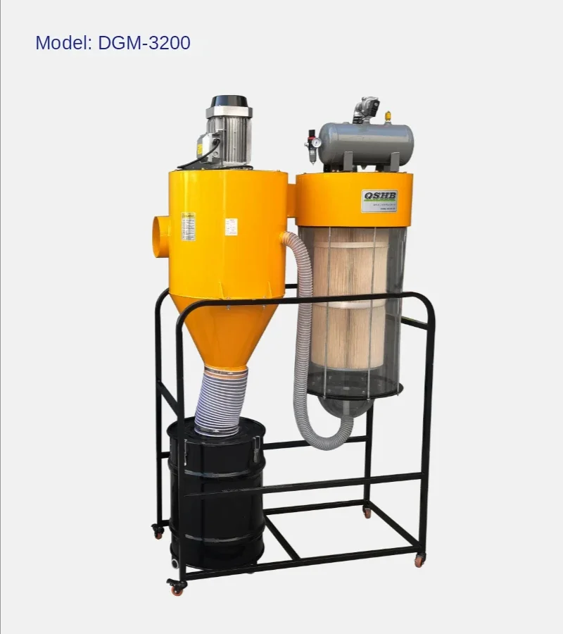 DGM3200 4KW  Cyclone Dust Collector with Pulse Cleaning System Woodworking Industrial Dust Collector