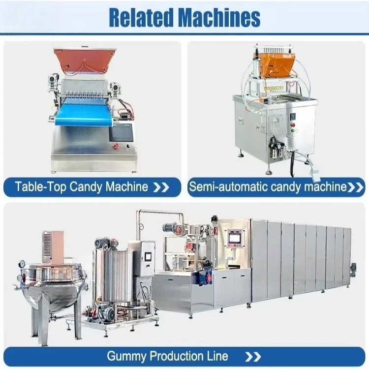Hard Candy Machine Group Speed Adjustable Auto Food Grade Durable Stable Output Easy Maintenance Confectionery  Processing Base