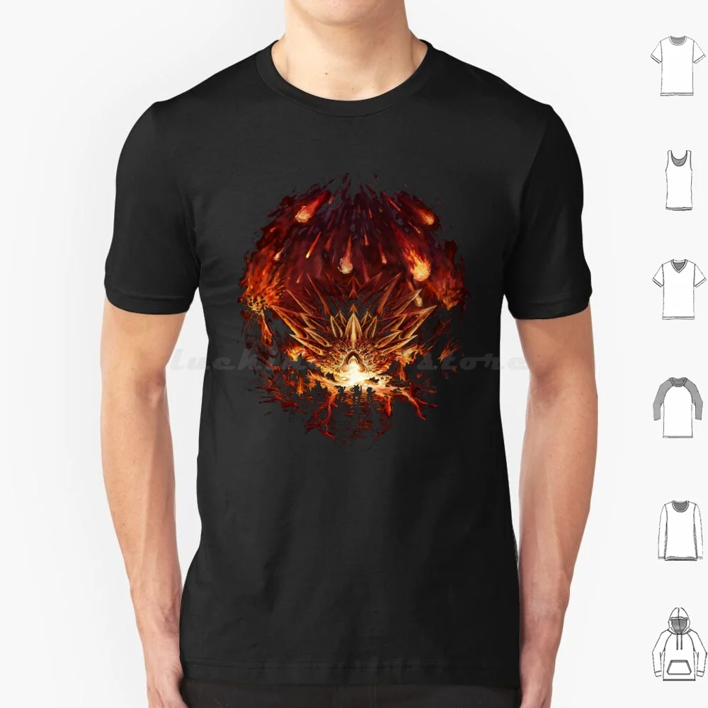 Chrono Trigger : Fire Rains From The Heavens [ Chronicles Of Time ] T Shirt Cotton Men Women Diy Print Chrono Trigger Fanart