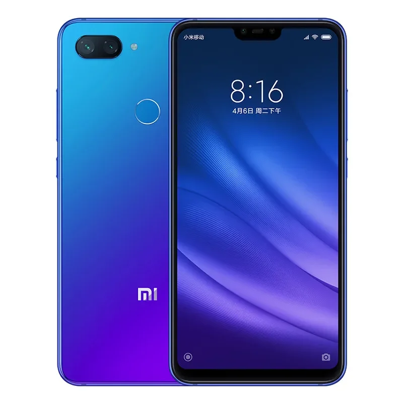 Global rom smartphone xiaomi 8 lite 6G 128G Snapdragon 660AIE 18W Fast charging 6.26'' screen 24MP selfie 3350mAh battery