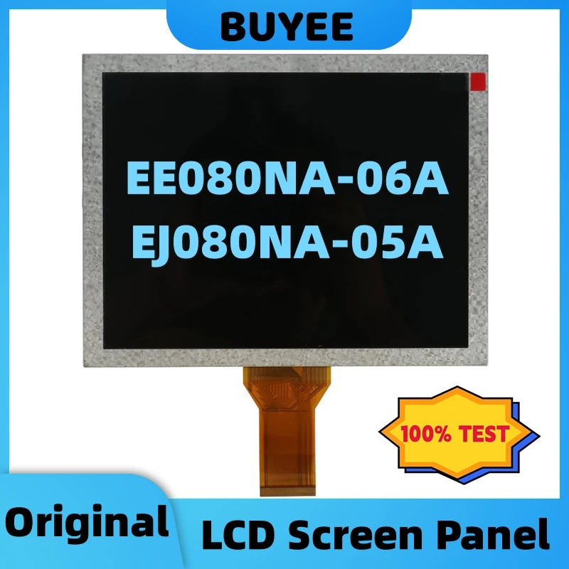 

Original 8.0 Inch LCD Screen Panel EE080NA-06A EJ080NA-05A 8" LCD Display 50 pins Replacement 800*600