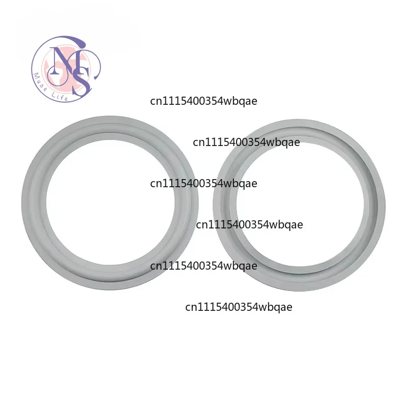 ZOCI-7 inch 174mm 125mm Rubber Edge Speaker Repair Ring Grey 2PCS