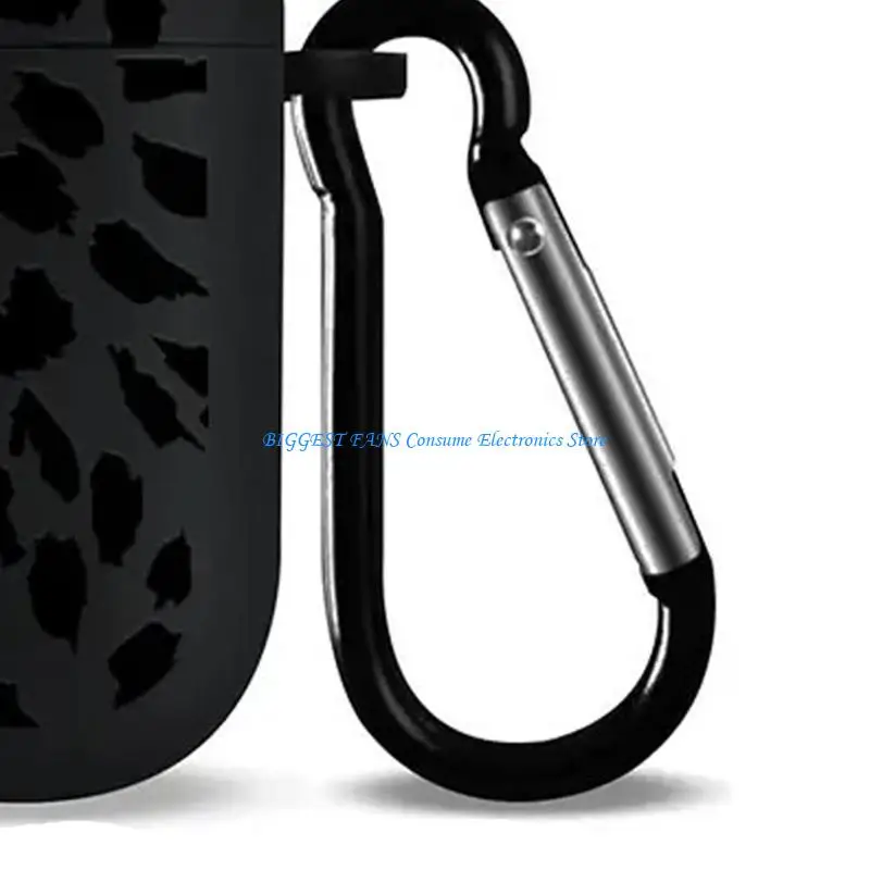 Flexible TPU Case For 1/2/3/4 Wireless Earbuds Leopard Print AntiSlip Design