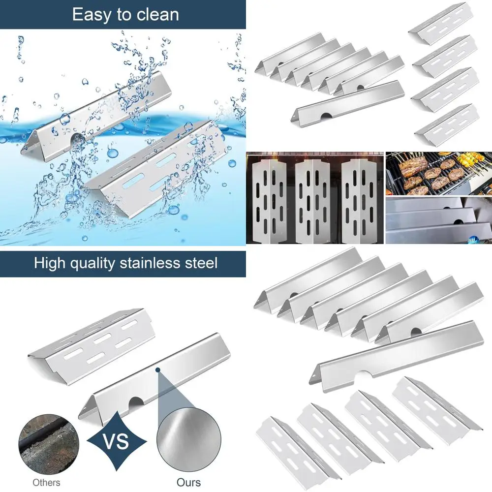 

Stainless Steel Flavor Bars & Heat Shields for Weber Genesis II E-410, S-410, LX E-440, S-440 (304 Grade, 66030 7+ES/410 4)