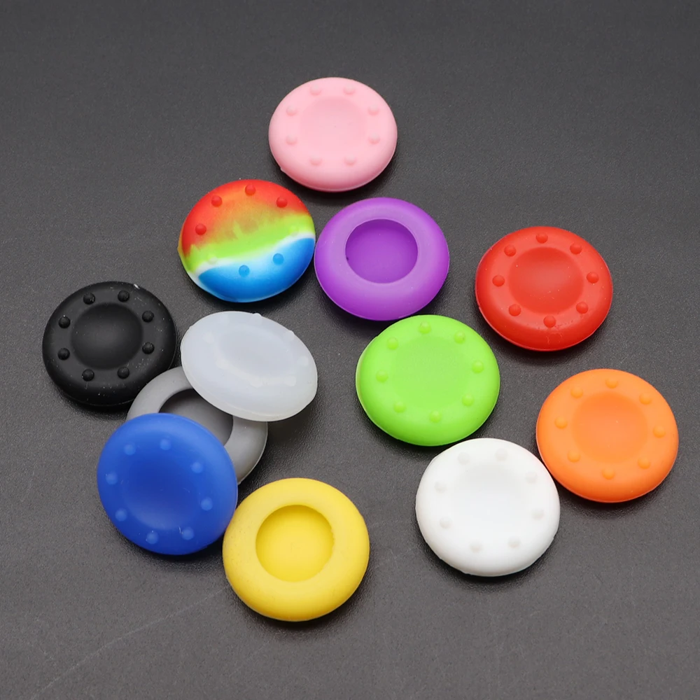 Non-slip Silicone Analog Joystick Thumb Stick Grip Cap for PS2 PS3 PS4 PS5 Xbox One Xbox 360 Xbox Series X Switch Pro Controller