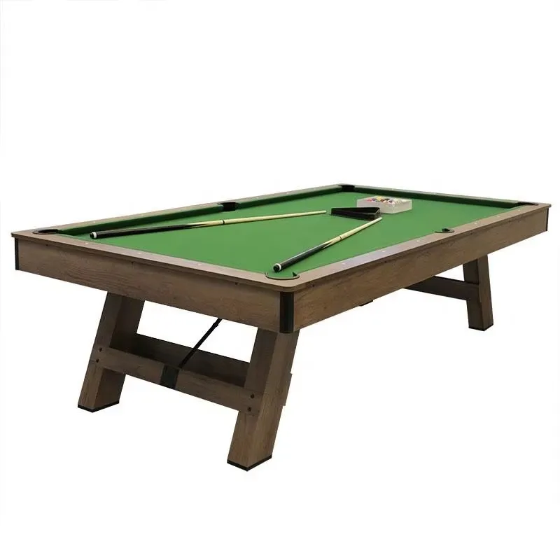 Customize  9FT Heavy Duty Customizable Pool Table with Rubber Cushions and Plastic Pockets for Indoor Family Game Night