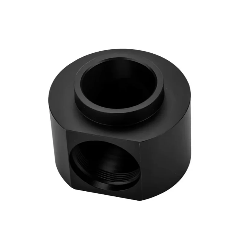 Kundenspezifisches Kunststoffteil Nylon PA66 Kunststoff CNC-Teil Rundes Kunststoffgehäuse