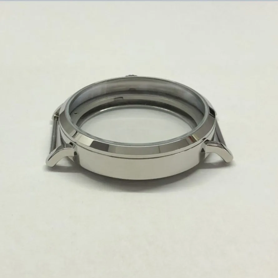 46mm 316L Stainless Steel Watch Cases Polishing Fit ETA6497/6498 ST3600/3621 Movement Assembly Parts BK87-22