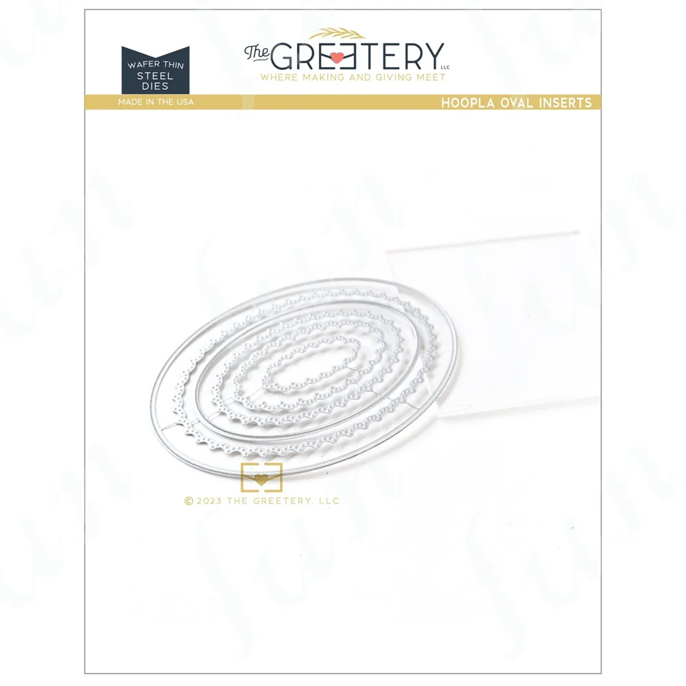 

Metal Cut Die Set Oval Inserts Cutting Dies Scrapbooking New Arrival 2023 Album Embossing Template Stencil for Painting Mold