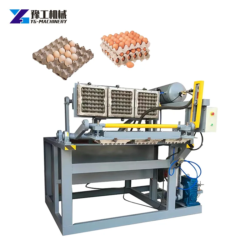 Turnkey Project Egg Tray Making Machine Fully Automatic Paper Pulp Recycling Production Line with Dryer