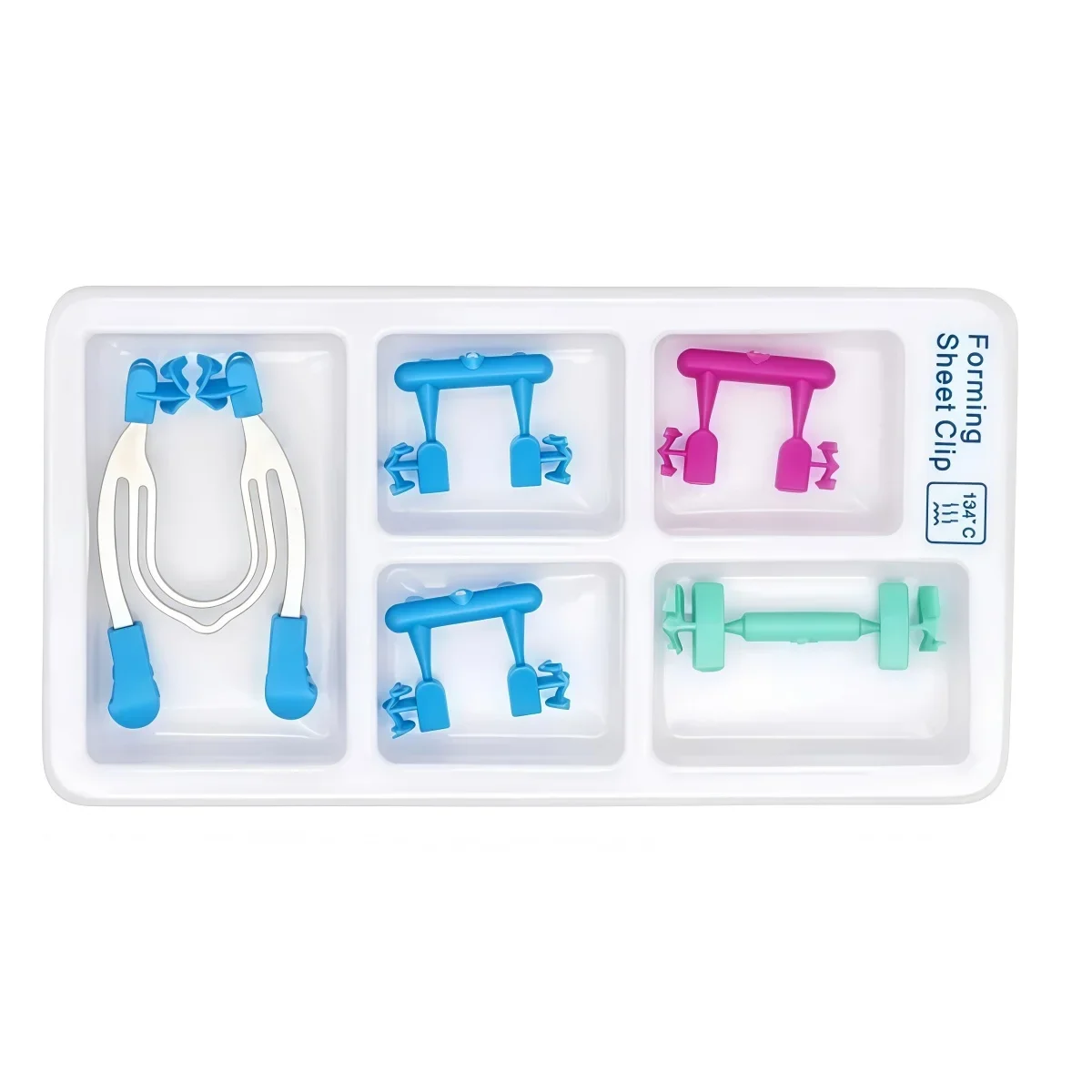 CHIHIROCARE Dental Matrix Sectional Contoured Plier Kit Metal Spring Clip Matrices Clamps Wedge Rings Replaceable Dentistry Tool