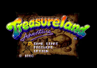 Treasure Land Game Card 16bit MD Cart For Sega Mega Drive For Genesis Free Shipping