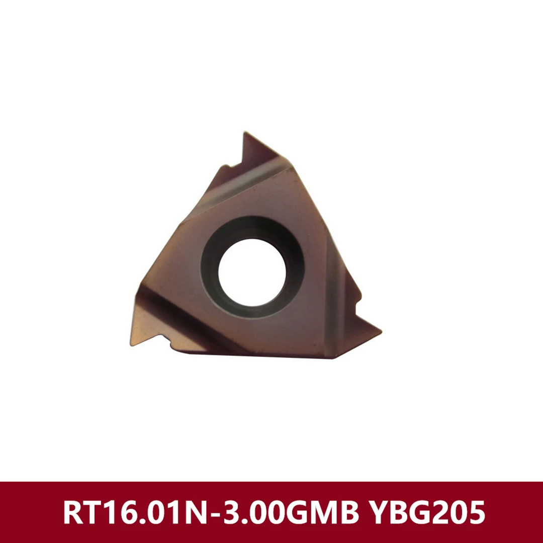 الأصلي RT16.01N-1.00GMB RT16.01W RT16.01N 1.00GMB 1.25GMB 1.50GMB 2.50GMB 3.00 GMB YBG205 YBG202 خيوط كربيد إدراج CNC