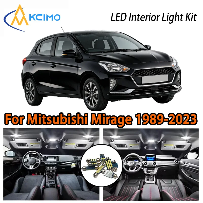 

KCIMO For Mitsubishi Mirage 1989-2023 Premium LED Interior Kit - 2 Colors , Quick Installation, Long-Lasting