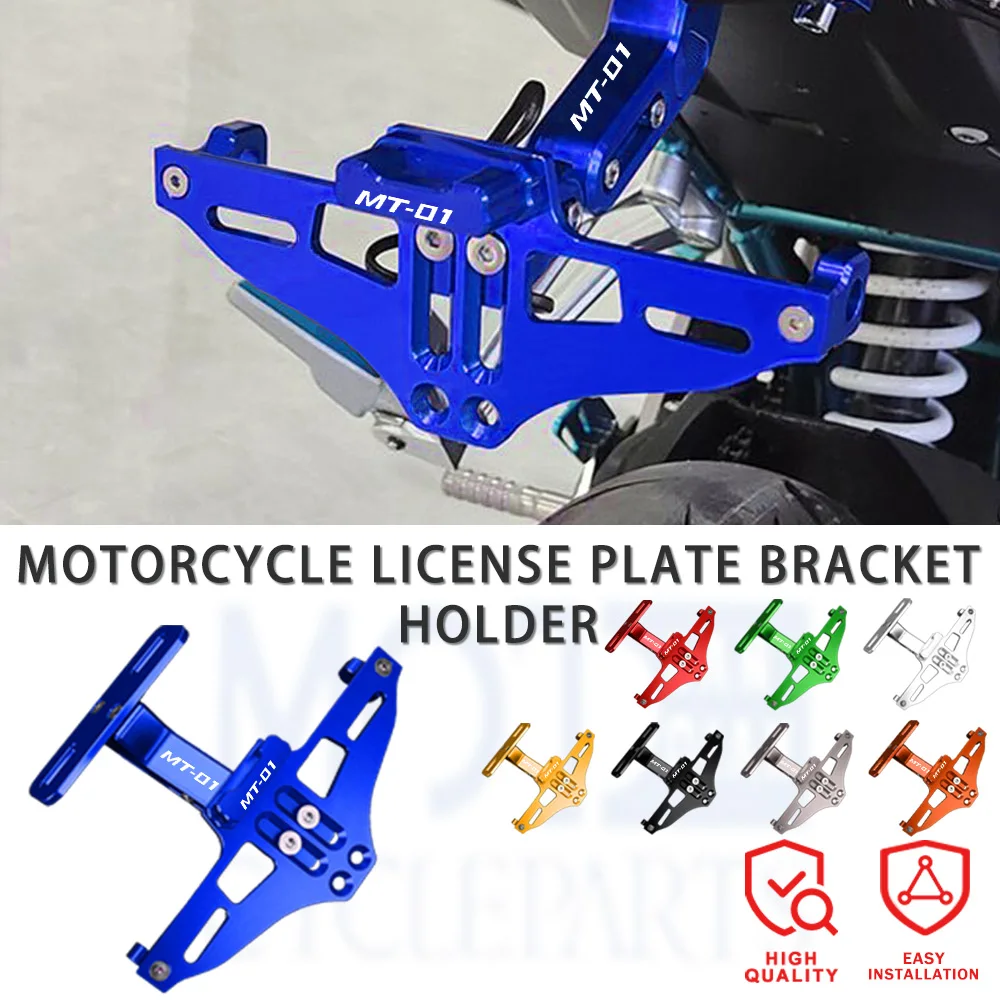 

For Yamaha MT01 MT 01 MT-01 2004 2005- 2023 2022 2021 2020 Motorcycle Rear License Plate Number Holder and Turn Signal Lights