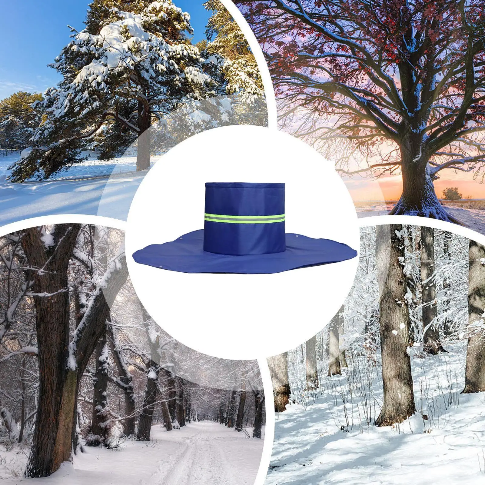 

Plant Covers Plant Root Cover With Reflective Strips Reusable Gardening Accessories For Outdoor Landscapes Shrub Trunk Sidewalks