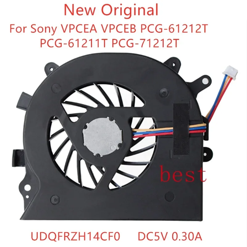 New Original Laptop CPU Cooling Fan For Sony VPCEA VPCEB PCG-6121212T PCG-61211T PCG-71212T Fan U. DQFRZH14CF0 DC5V 0.30A