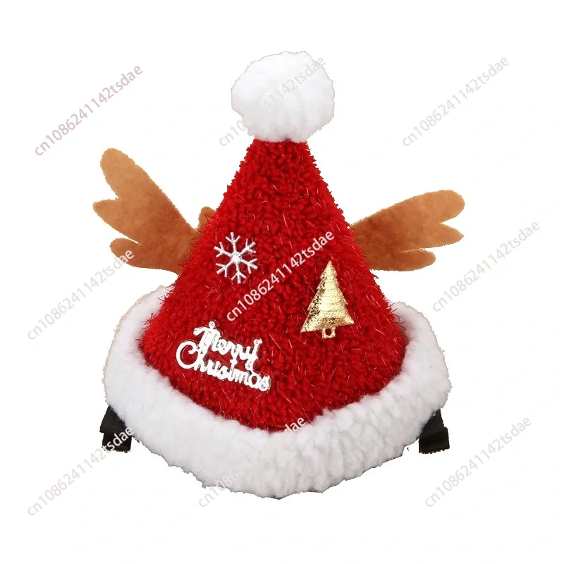 Christmas Hat Hairpin, Cute Acting Cute Hat Holiday Dress Up