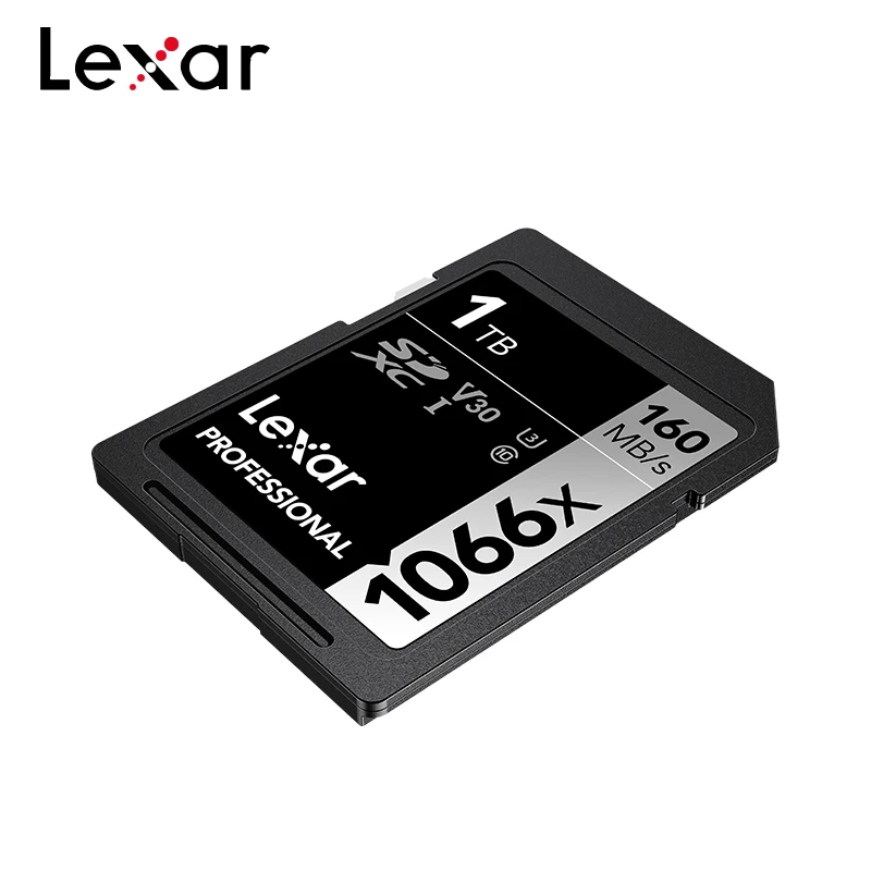 Lexar-tarjeta de memoria Flash SD, 64GB, 128GB, 256GB, 512GB, 1TB, 1066X, C10, U3, V30, MAX, lectura uo a 160 mb/s, 4K