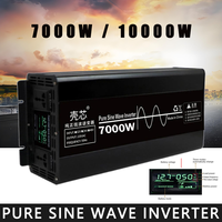 Pure Sine Wave Inverter for Car Voltage Converter Power Car Inverter Transformer 7000W 10000W DC 12V 24V 48V to AC 220V