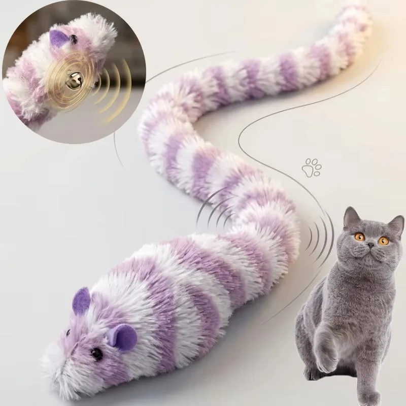 Things for Cats Accessories Plush Toy Fidget Toys Pet Mouse Animal Kittens Goods Funny Mice Products Animals Soft Supplies Pets