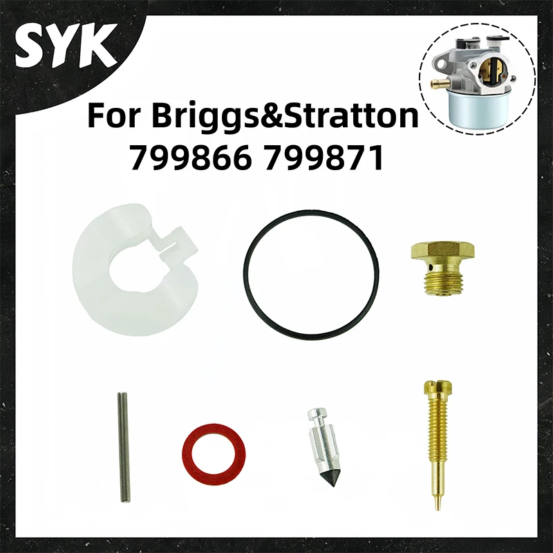 Carburetor Repair Kit for Briggs&Stratton 794304 799866 790845 799871 796707, Suitable for TB230 TB280 Lawn Mowers (6.5, 6.75,
