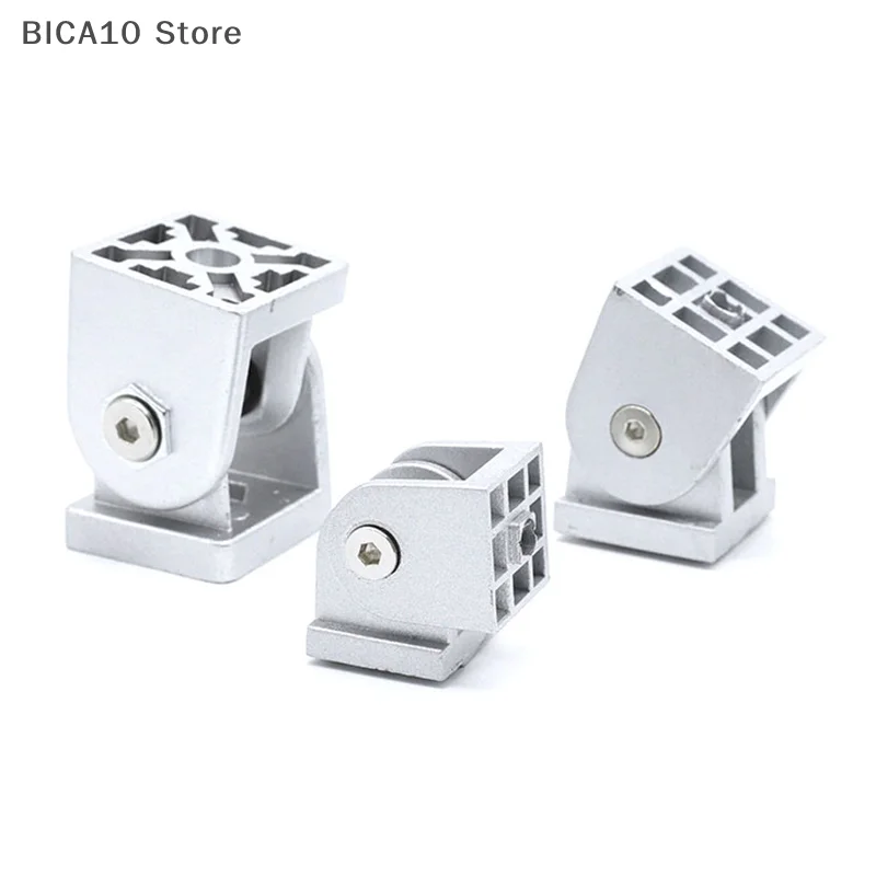 

Алюминий/цинковый сплав, прямоугольный соединитель профиля 2020/3030/4040, одинарный гибкий шарнир живой