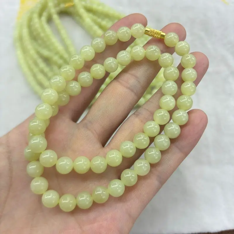 collier-de-perles-jaunes-en-jade-naturel-de-hetian-pour-femmes-perles-rondes-de-8-mm-brin-unique-avec-longue-chaine