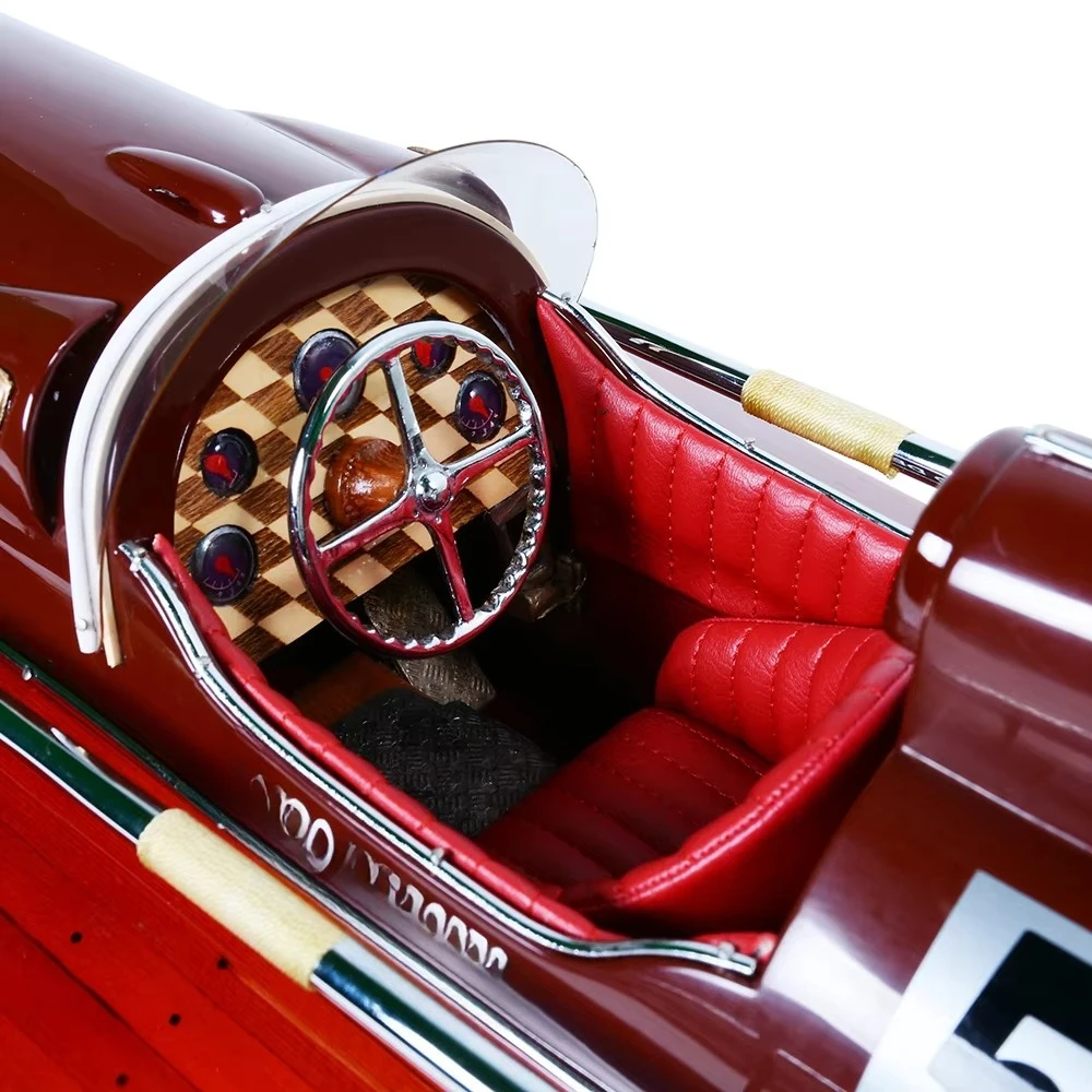 Seaplane, painted speedboat model 83 cm, handicrafts home decoration room accessories