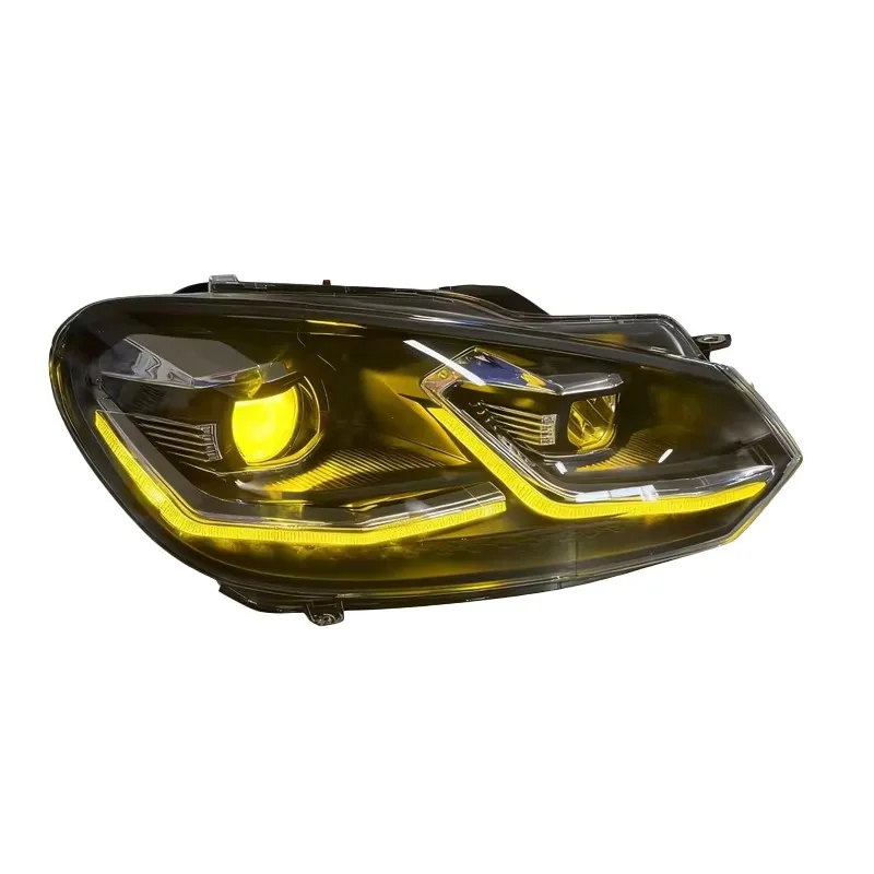 Direct Replacement Car Headlight Assembly 2008-2012 with Switchable DRL & Demon Eye