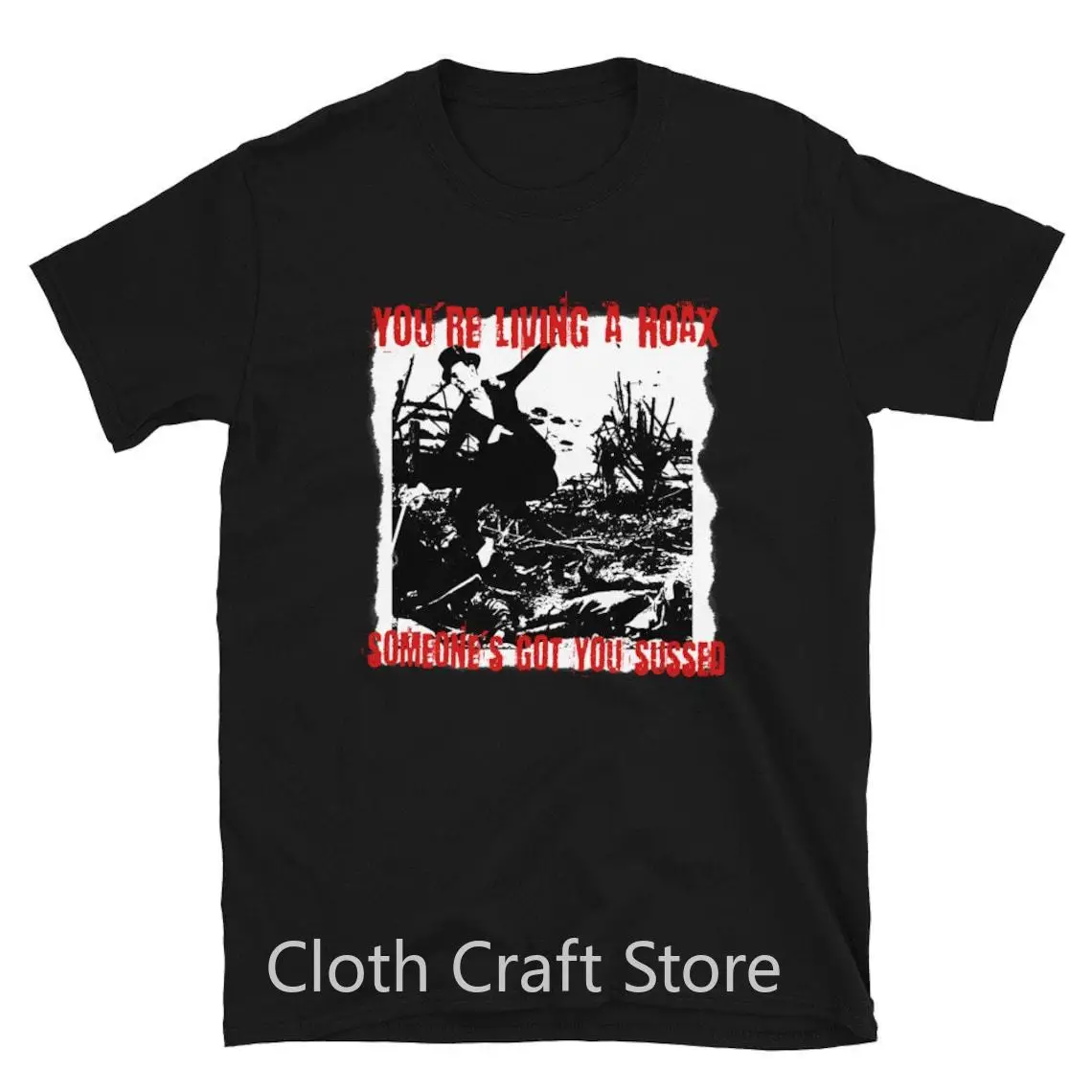 You're Living a Hoax Killing Joke Limited Edition Original Design Tribute T-Shirt Unisex