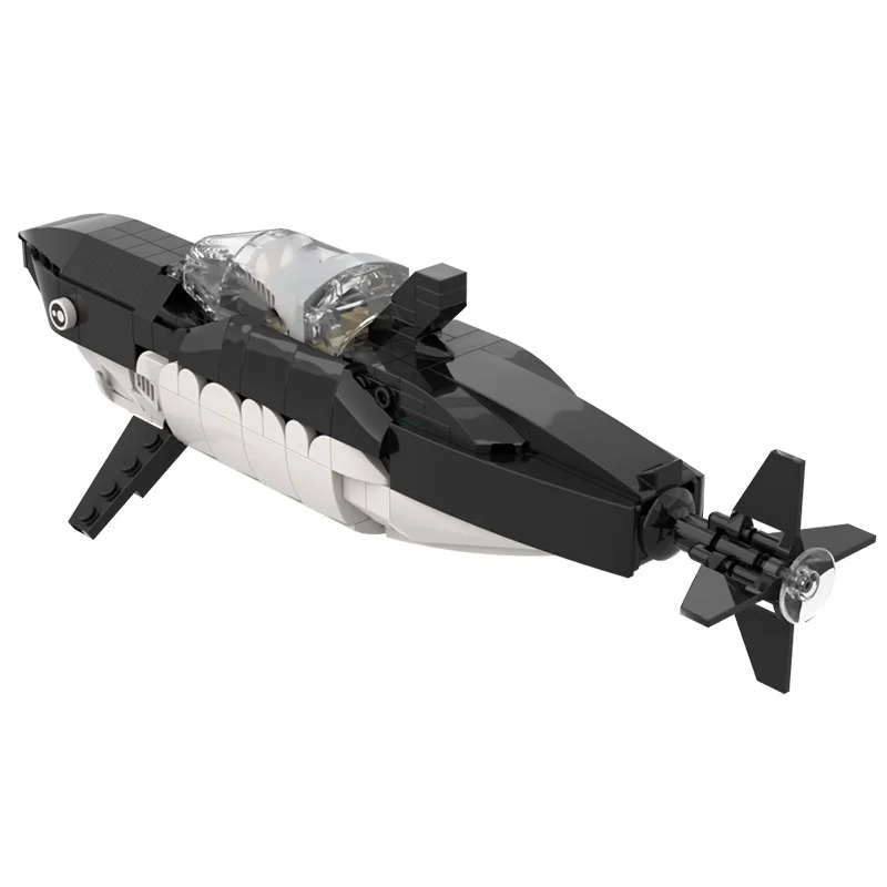 291pcs MOC 상어 잠수함 틴틴즈 블록 어린이 크리스마스 장난감 선물 어린이 청소년 크리스마스 장난감 선물