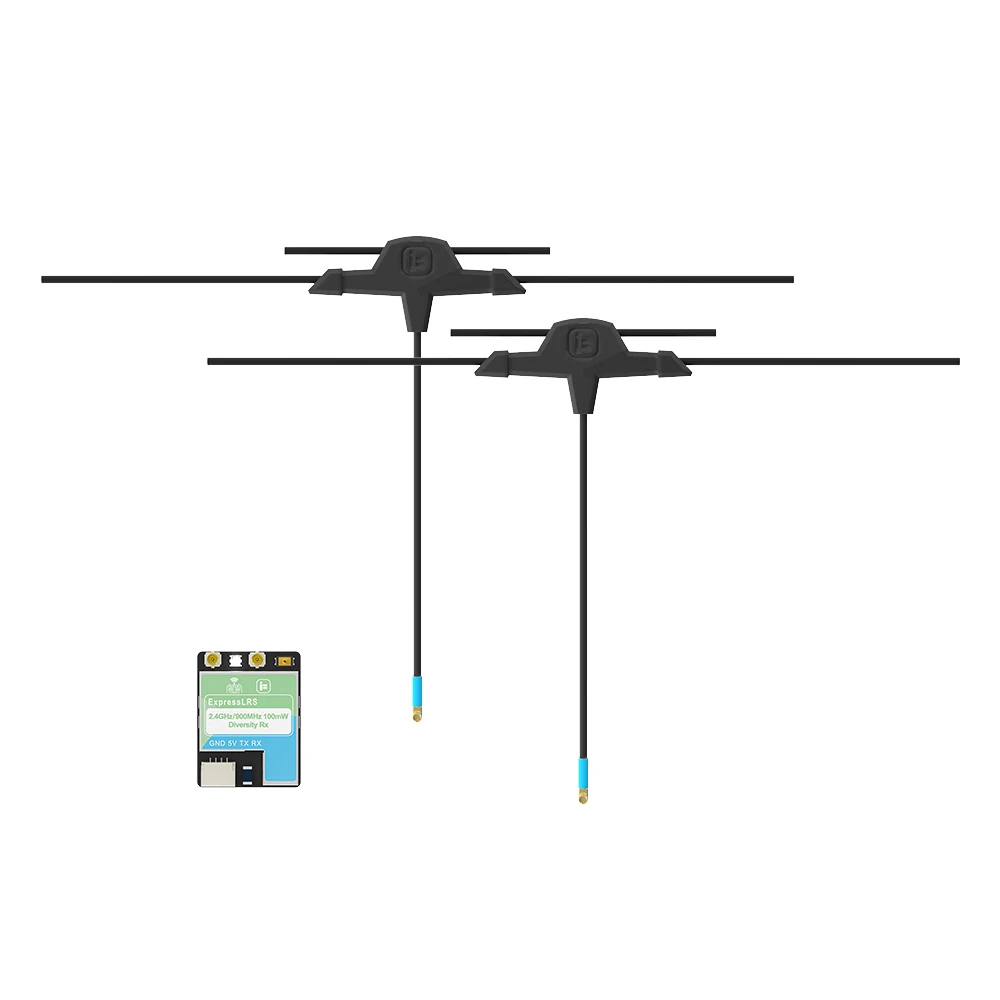 

iFlight ELRS Dualband Diversity Receiver 100mW Gemini Xrossband 2.4G/900MHz ExpressLRS GemX RX For RC DIY FPV Racing Drone