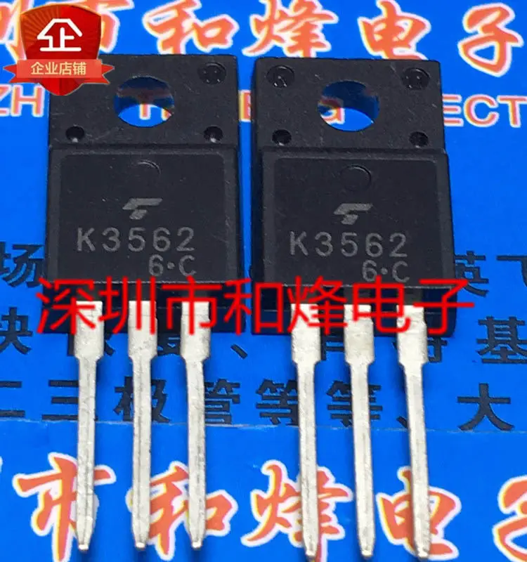 

20PCS/LOT 2SK3562 K3562 TO-220F MOS 600V 6A