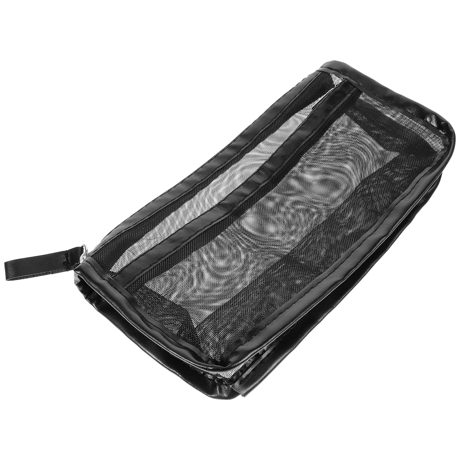 

Large Capacity Pencil Bag Lightweight Wear-Resistant Mesh Zipper Pen Pouch for Stationery Organizer Makeup