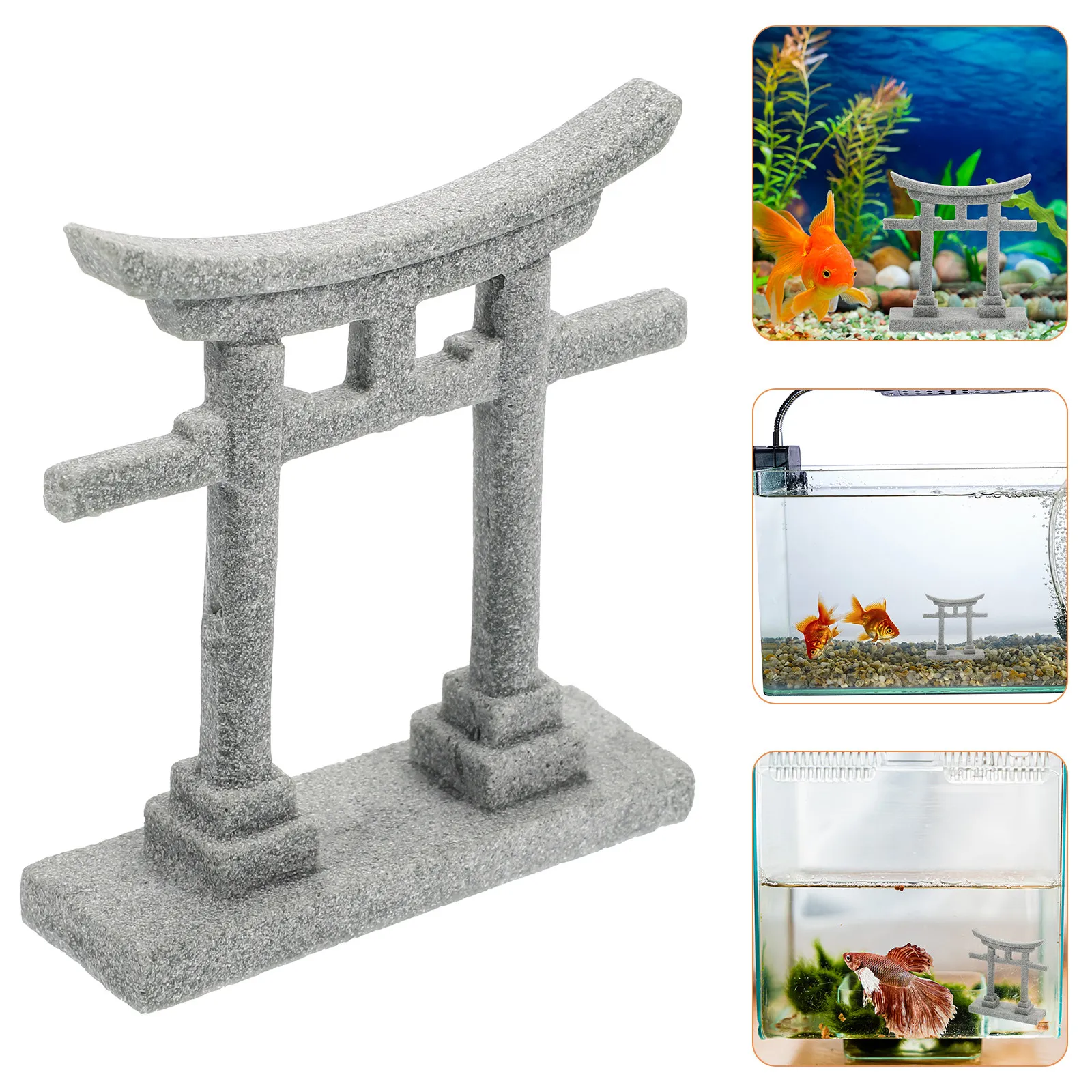 Bonsai Garden With Sand - Patung Batu Hias Sangkar Burung untuk