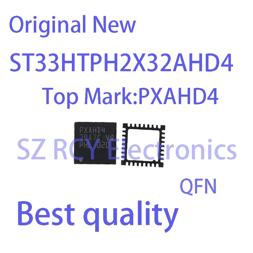 

(2 PCS)NEW ST33HTPH2X32AHD4 Top Mark PXAHD4 QFN Chipset