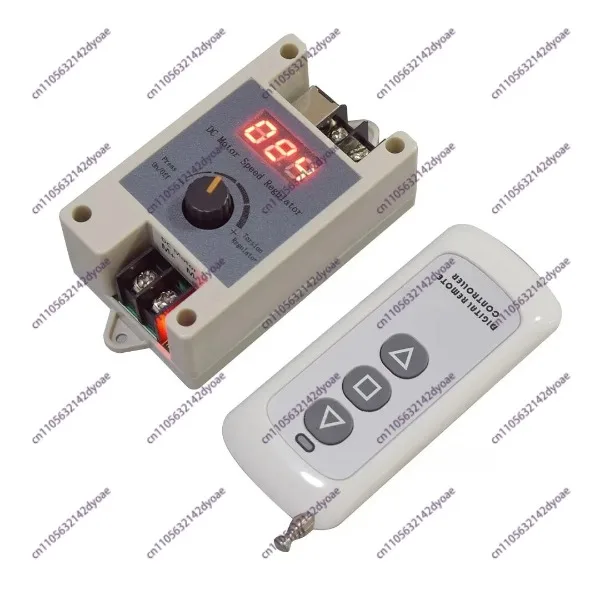 

Высокоточный электронный регулятор скорости двигателя DC6V-24V с пультом ДУ, ШИМ-управлением и бесступенчатой регулировкой, 433 МГц