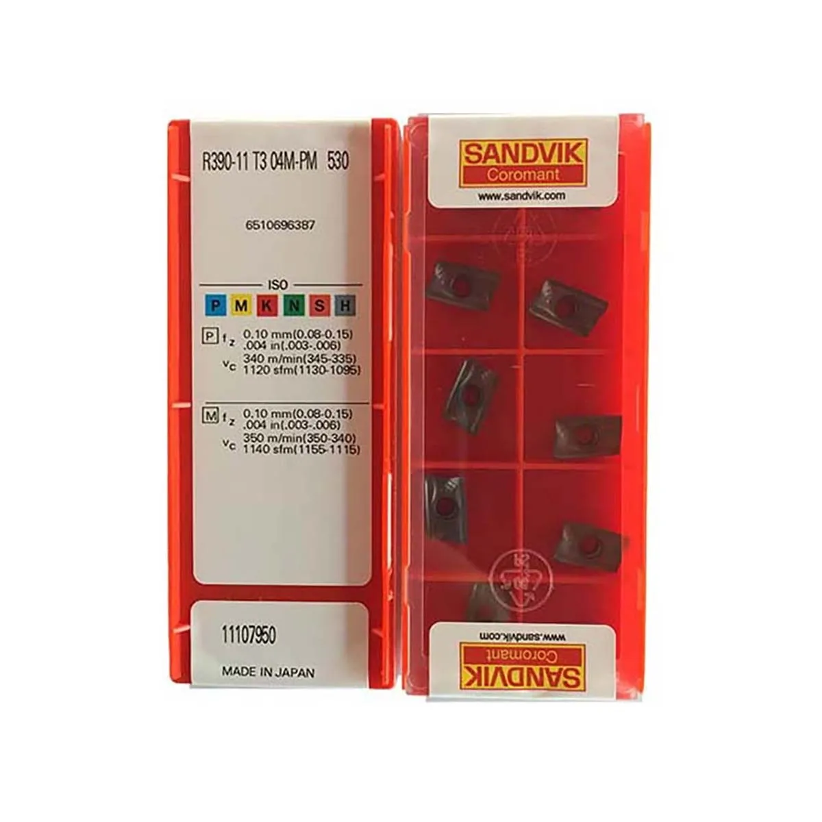 

100% Original R390-11T304M PM530 Carbide Milling Inserts for CNC Lathe/Milling Machines