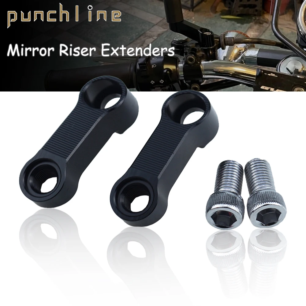 

For PAN America 1250 adventure 2022-2023 Mirror Riser Extenders Spacers Extension Adapter Adaptor