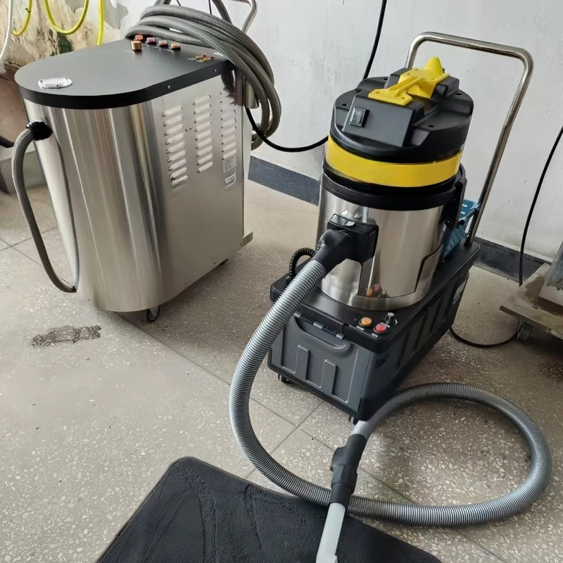 Wet steam spray machine fumigation dry and wet suction machine foot pad sofa seat