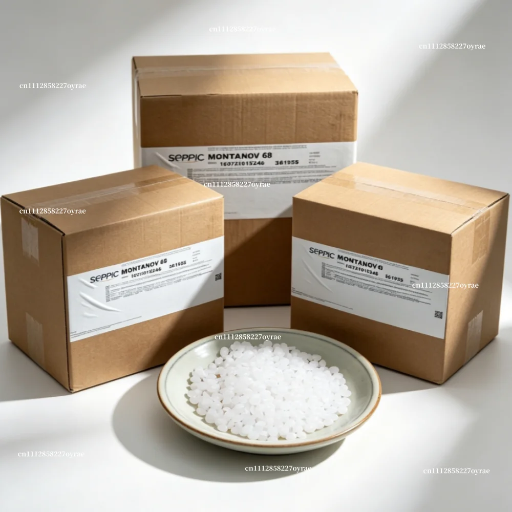 Hot Sell SEPPIC MONTANOV 68 MB Emulsifier Cetyl Alcohol (And) Cetyl Stearyl Glucoside Cosmetic Emulsifying Wax